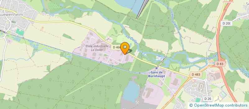 localisation de l'entreprise M.S.W. à BURNHAUPT-LE-HAUT