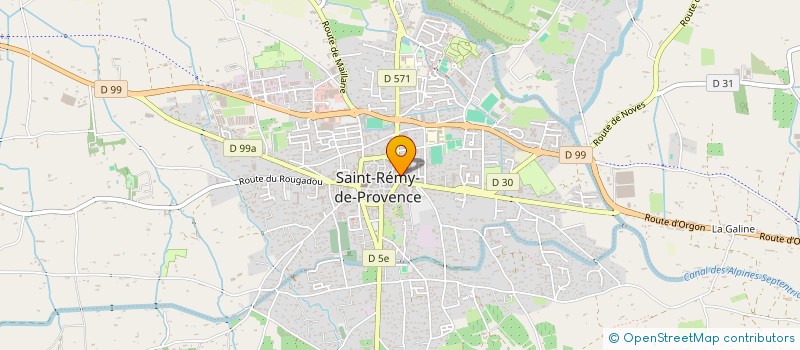 localisation de l'entreprise M SABATIER & B VIDAL à SAINT-REMY-DE-PROVENCE