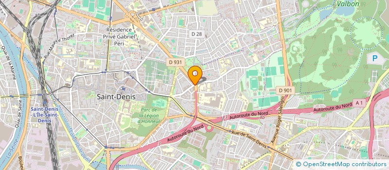 localisation de l'entreprise M.SADIQ à SAINT-DENIS