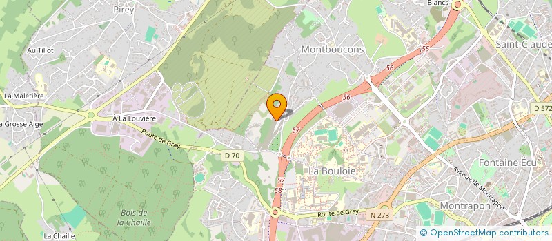 localisation de l'entreprise M'SALONS à BESANCON