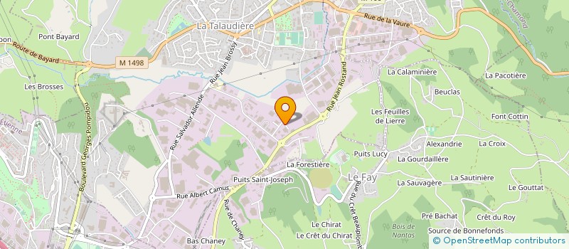 localisation de l'entreprise M.SELGA  LA TALAUDIERE