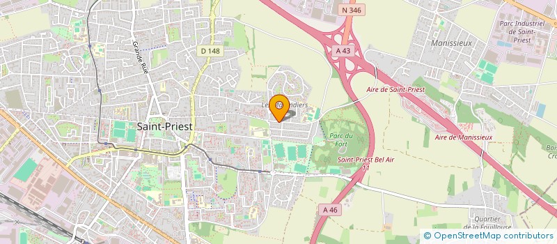 localisation de l'entreprise M SERENITE HABITAT  SAINT-PRIEST