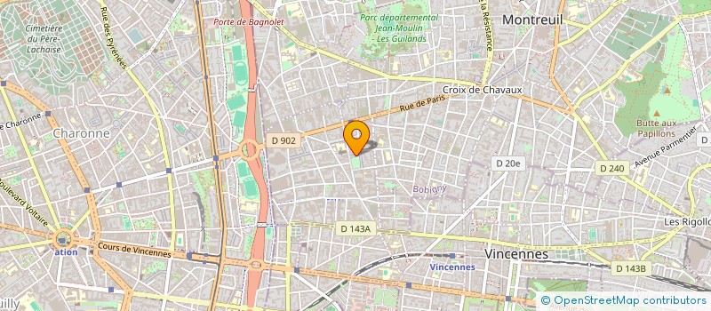 localisation de l'entreprise M. SERVICE à MONTREUIL