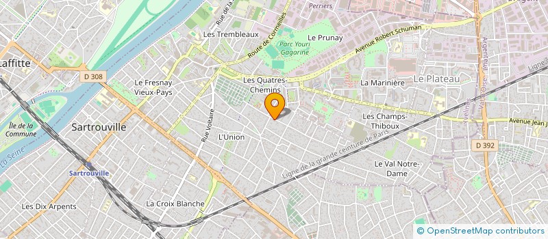 localisation de l'entreprise M.SERVICE  SARTROUVILLE