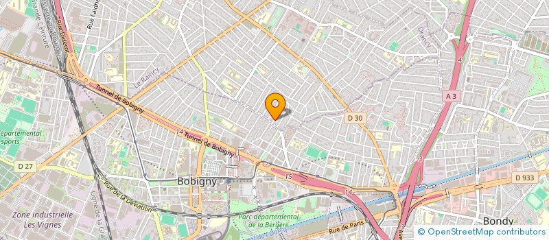 localisation de l'entreprise M SERVICES à DRANCY