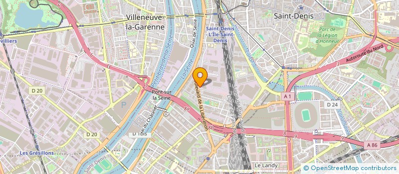 localisation de l'entreprise M SERVICES à SAINT-DENIS