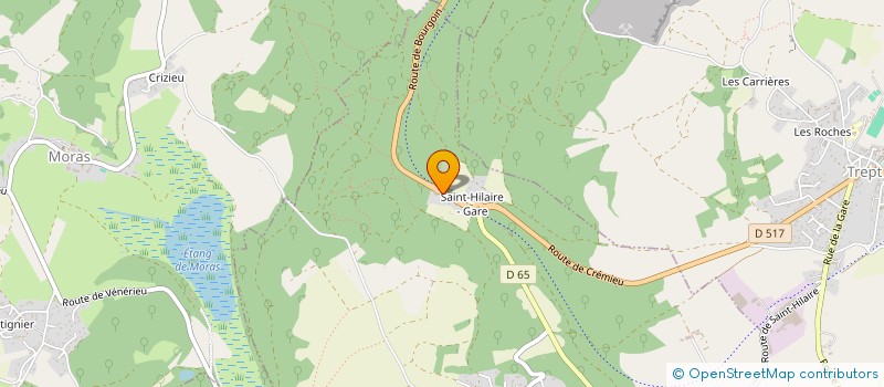 localisation de l'entreprise M SERVICES  SAINT-HILAIRE-DE-BRENS