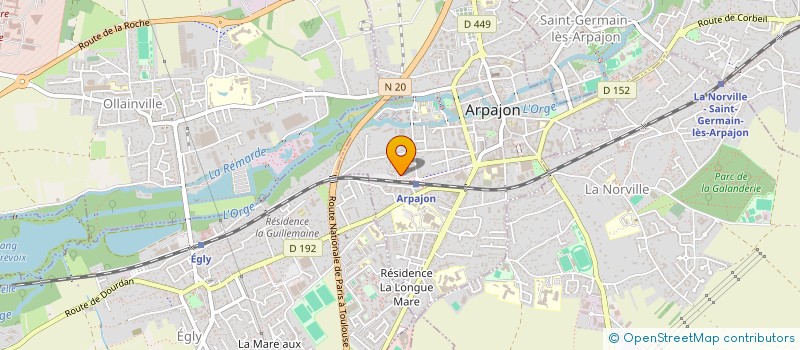 localisation de l'entreprise M.SERVICES à ARPAJON