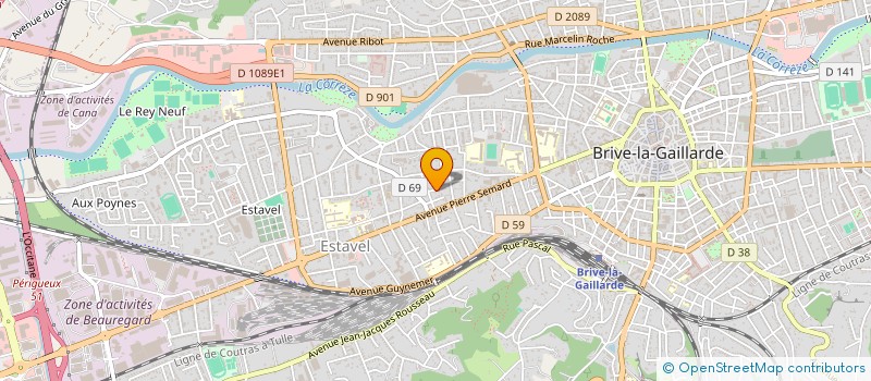 localisation de l'entreprise M. SERVICES INDUSTRIE  BRIVE-LA-GAILLARDE