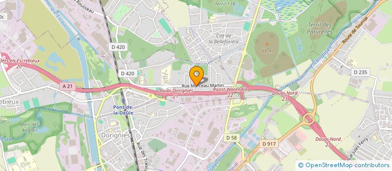 localisation de l'entreprise M'SILA à FLERS-EN-ESCREBIEUX