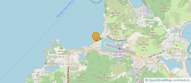 localisation de l'entreprise M'SILA ISLAND  SAINT-MARTIN