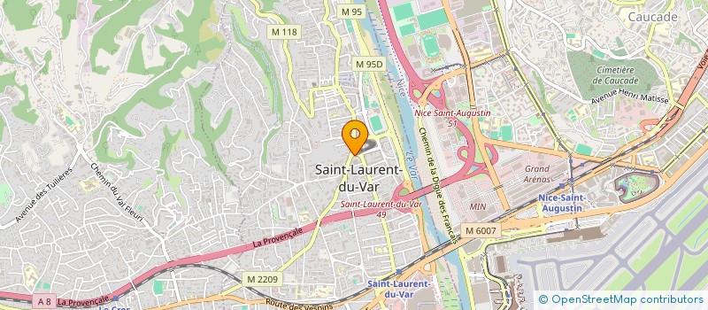 localisation de l'entreprise M.SKINBEAUTY à SAINT-LAURENT-DU-VAR