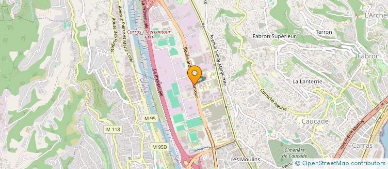 localisation de l'entreprise M SOLAIRE ENERGIE à NICE
