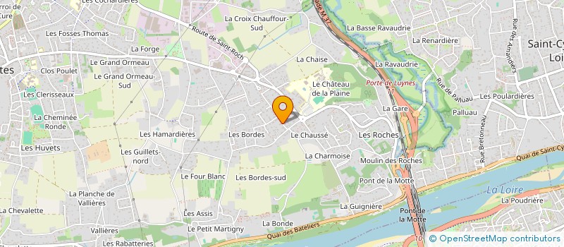 localisation de l'entreprise M&SONS à FONDETTES