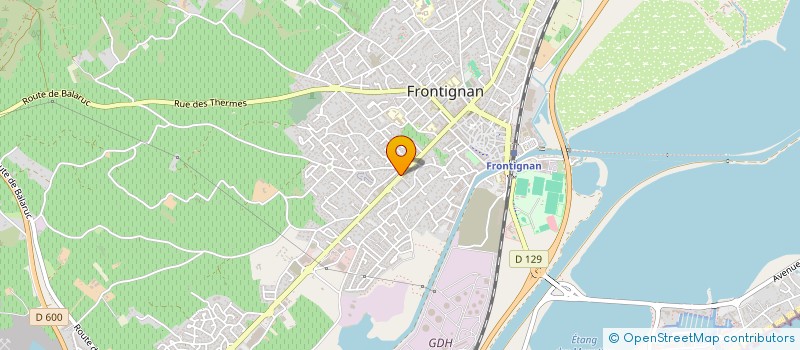 localisation de l'entreprise M.SPORT à FRONTIGNAN