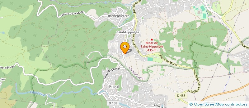 localisation de l'entreprise M-SPORTS  CHATEL-GUYON