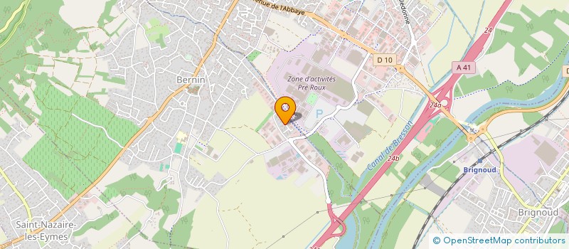 localisation de l'entreprise M STAR AUTO  BERNIN