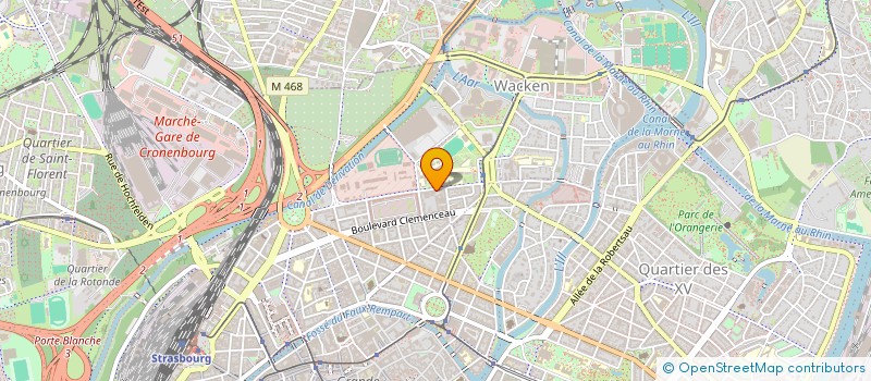 localisation de l'entreprise M.STATION  STRASBOURG