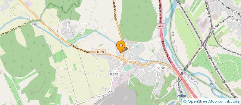 localisation de l'entreprise M STE FERMIERE MALVOISIN à ORGON