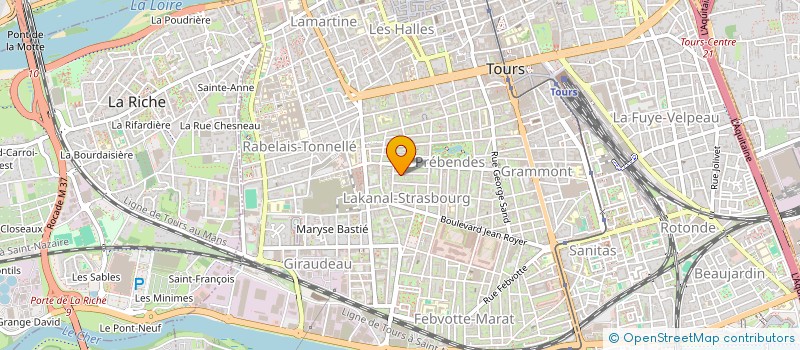 localisation de l'entreprise M@STER-CE  TOURS