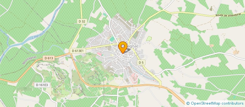 localisation de l'entreprise M STREET BARBER  MONTAGNAC