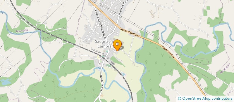 localisation de l'entreprise M'STYLE  SAINT-PAUL-LES-DAX