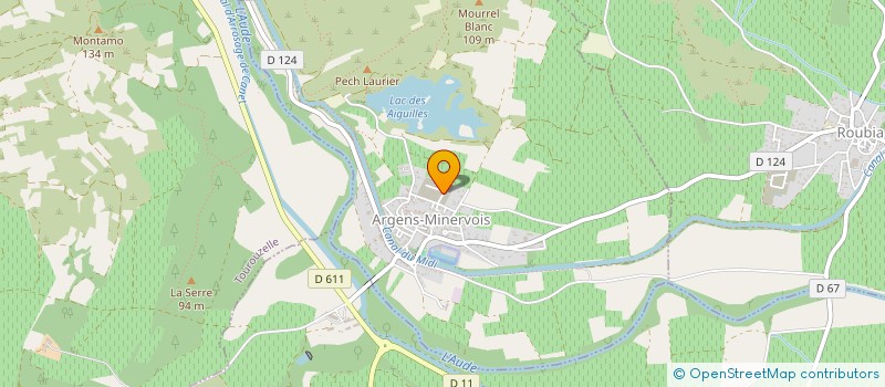 localisation de l'entreprise M SUR MESURE  ARGENS-MINERVOIS