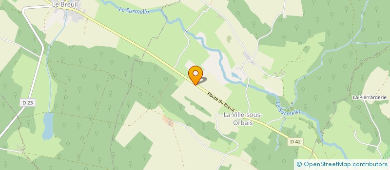 localisation de l'entreprise M. SYNERGIES TRANSPORT  LA VILLE-SOUS-ORBAIS