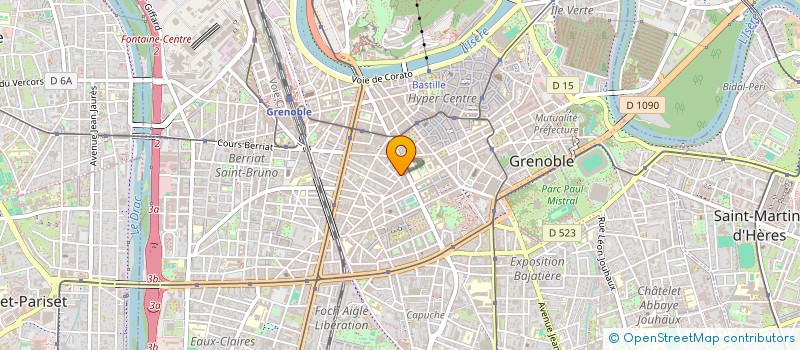 localisation de l'entreprise M-SYS à GRENOBLE