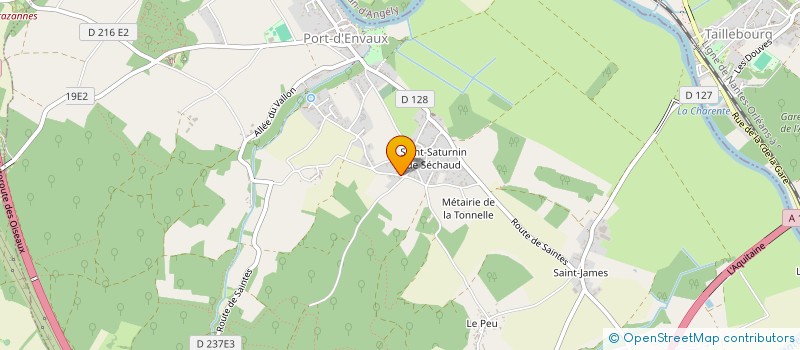 localisation de l'entreprise M.T 17  PORT-D'ENVAUX