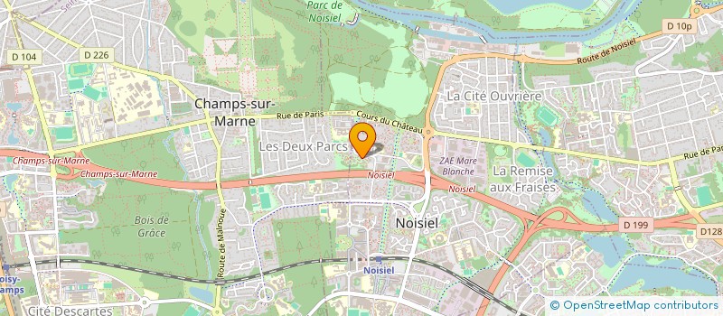 localisation de l'entreprise M T 3  NOISIEL