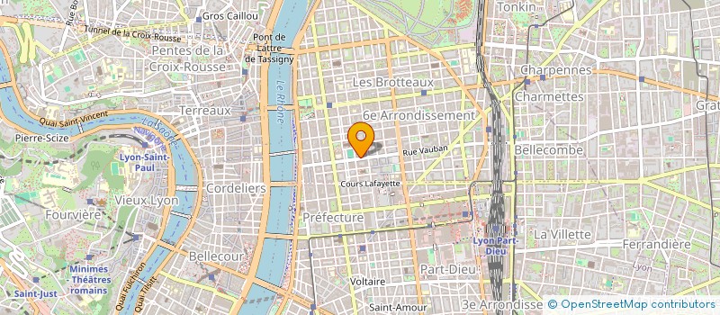 localisation de l'entreprise M.T  LYON