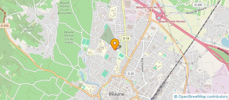 localisation de l'entreprise M&T à BEAUNE