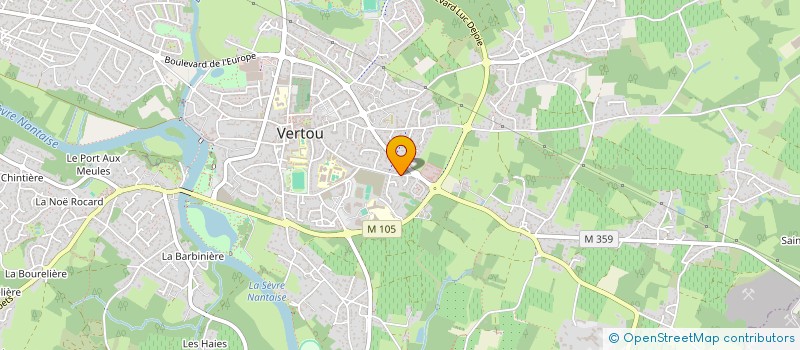 localisation de l'entreprise M&T  VERTOU