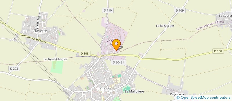 localisation de l'entreprise M T A  SAINT-MEDARD-D'AUNIS