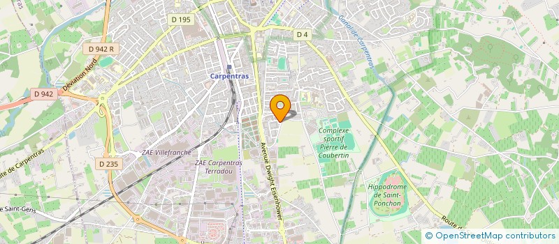localisation de l'entreprise M T A BOUYARDEN &NAJAH à CARPENTRAS
