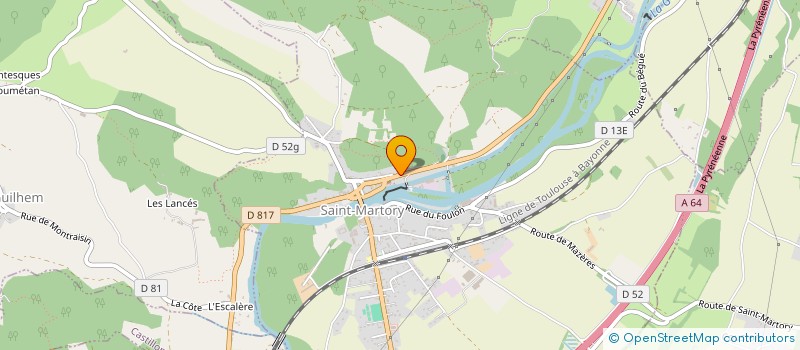 localisation de l'entreprise M.T.A.INSTALLATIONS SA à BOUSSENS