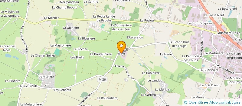 localisation de l'entreprise M.T.A. - MESSAGERIES ET TRANSPORTS DE L'ATLANTIQUE à COUERON