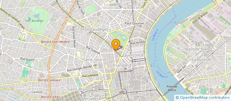 localisation de l'entreprise M&T ARCHITECTURE  BORDEAUX