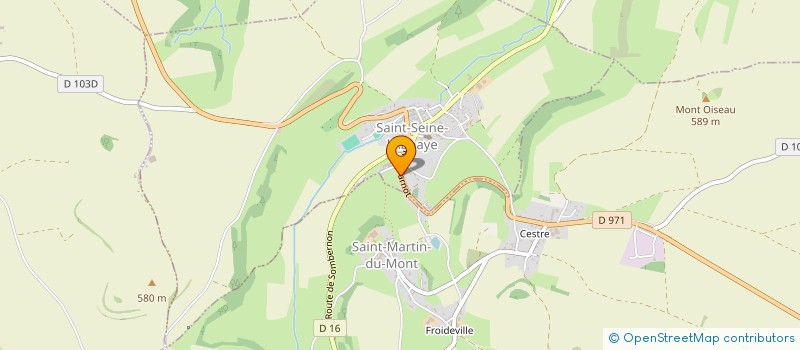 localisation de l'entreprise M-T AUTO à SAINT-SEINE-L ABBAYE