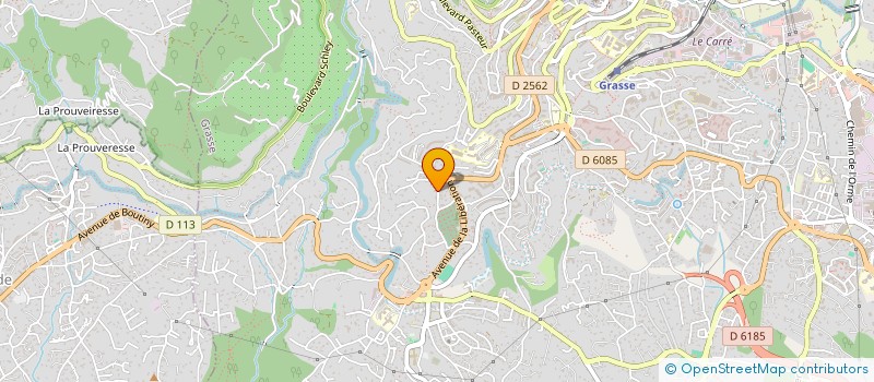 localisation de l'entreprise M.T.B à GRASSE