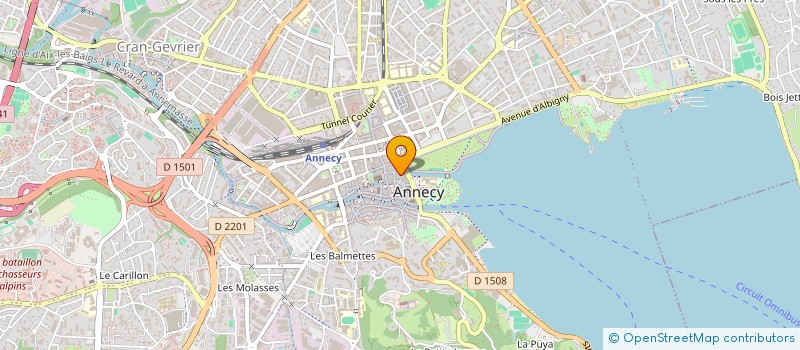 localisation de l'entreprise M T B CONSTRUCTION  ANNECY