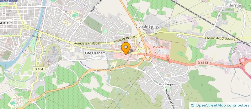 localisation de l'entreprise M T B J C SARL  CARCASSONNE