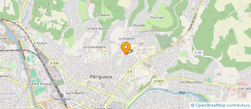 localisation de l'entreprise M.T.B.M. à PERIGUEUX