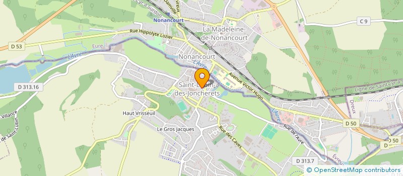 localisation de l'entreprise M T C L à SAINT-LUBIN-DES-JONCHERETS