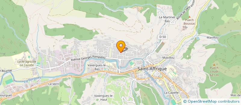 localisation de l'entreprise M.T.C VIEU  SAINT-AFFRIQUE