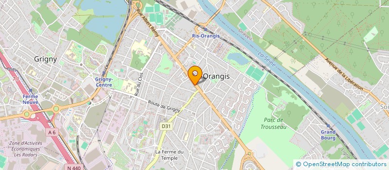 localisation de l'entreprise M T COMPUTER à RIS-ORANGIS