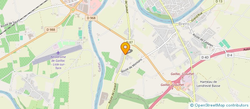 localisation de l'entreprise M'T CONCEPTION ENERGIES & SYSTEMES  BRENS