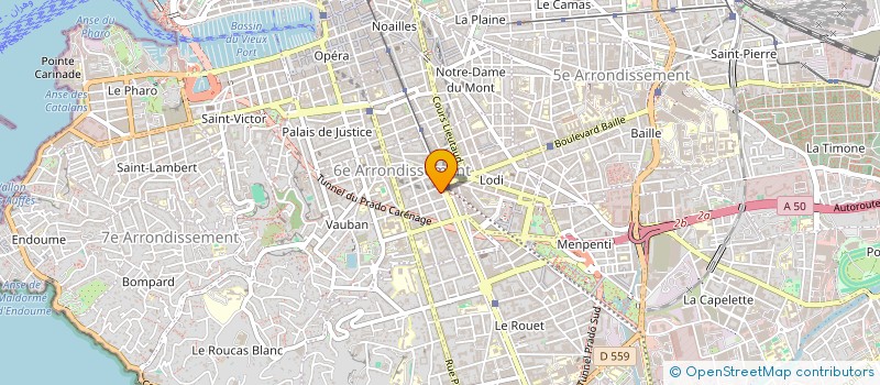 localisation de l'entreprise M.T.CONSEIL à MARSEILLE