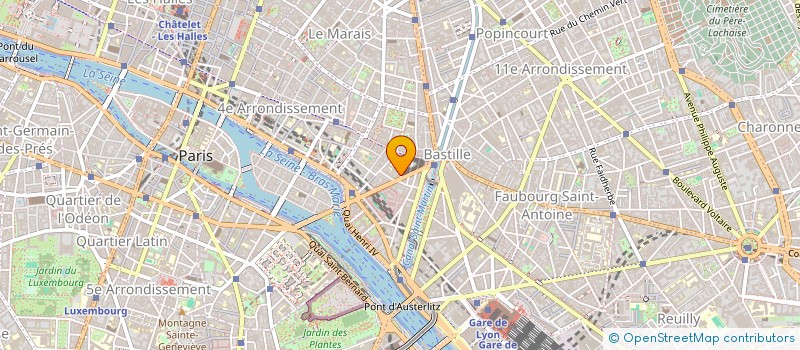 localisation de l'entreprise M.T.D INVEST à PARIS